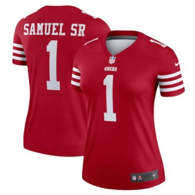 Deebo Samuel Sr San Francisco 49ers Women Legend Player Performance Top - Scarlet