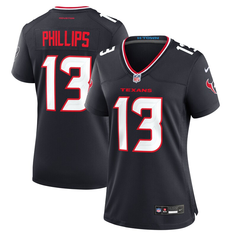 DelShawn Phillips Houston Texans Women Team Game Jersey - Navy