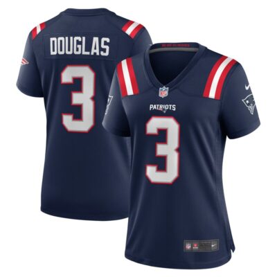 Demario Douglas New England Patriots Women Game Jersey - Navy