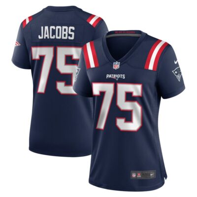 Demontrey Jacobs New England Patriots Women Game Jersey - Navy