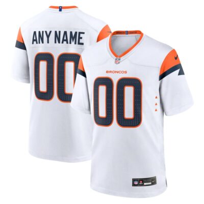 Denver Broncos Mile High Collection Custom Game Jersey - White