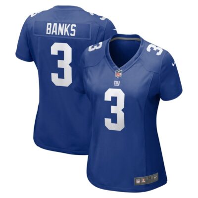 Deonte Banks New York Giants Women Game Jersey - Royal