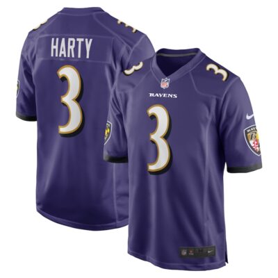 Deonte Harty Baltimore Ravens Team Game Jersey - Purple