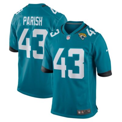 Derek Parish Jacksonville Jaguars Game Jersey - Teal