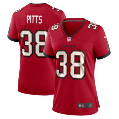 Derrek Pitts Tampa Bay Buccaneers Women Game Jersey - Red