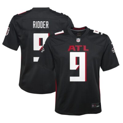 Desmond Ridder Atlanta Falcons Youth Game Jersey - Black