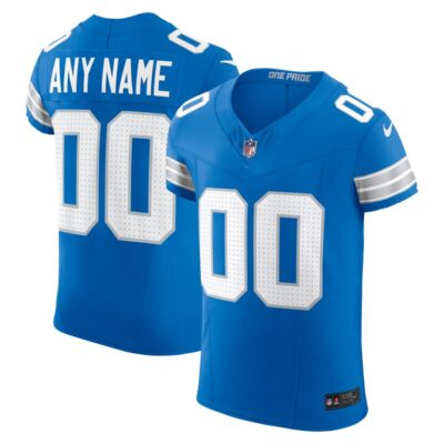 Detroit Lions Team Vapor F.U.S.E. Elite Custom Jersey - Blue