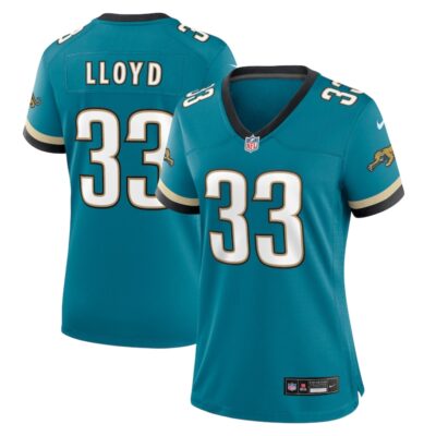 Devin Lloyd Jacksonville Jaguars Women Prowler Throwback Game Jersey - Teal