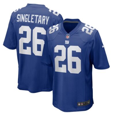 Devin Singletary New York Giants Team Game Jersey - Royal