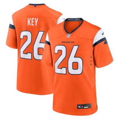 Devon Key Denver Broncos Team Game Jersey - Orange