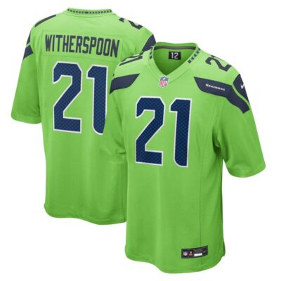 Devon Witherspoon Seattle Seahawks Game Jersey - Neon Green