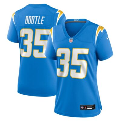 Dicaprio Bootle Los Angeles Chargers Women Team Game Jersey - Powder Blue