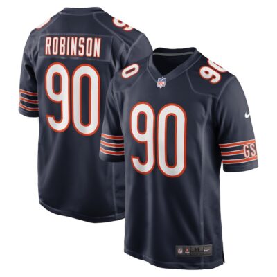 Dominique Robinson Chicago Bears Game Jersey - Navy