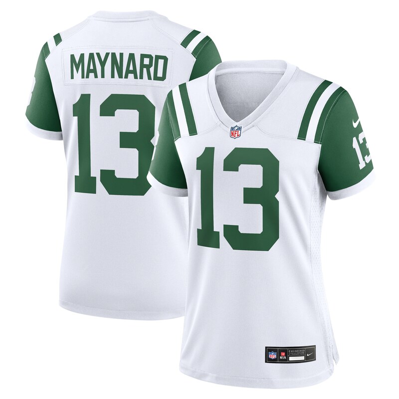 Don Maynard New York Jets Women Classic Alternate Retired Player Game Jersey - White