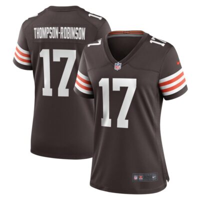 Dorian Thompson-Robinson Cleveland Browns Women Team Game Jersey - Brown