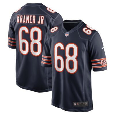 Doug Kramer Jr. Chicago Bears Game Jersey - Navy