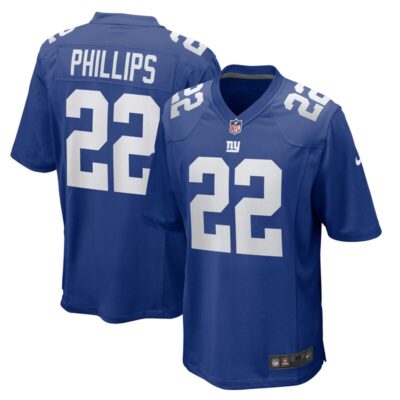 Dru Phillips New York Giants Team Game Jersey - Royal