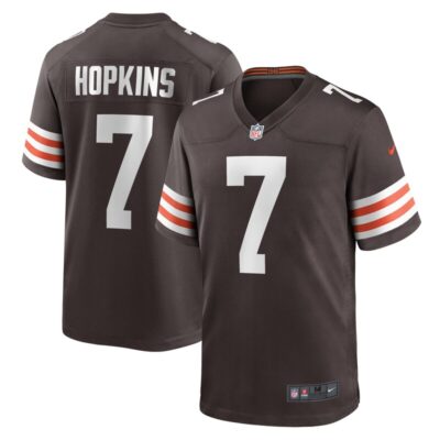 Dustin Hopkins Cleveland Browns Team Game Jersey - Brown