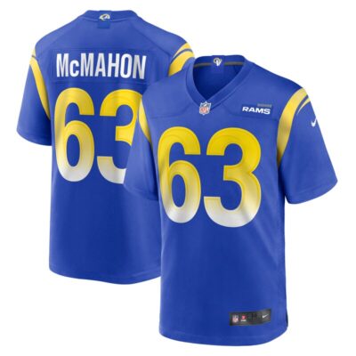 Dylan McMahon Los Angeles Rams Team Game Jersey - Royal