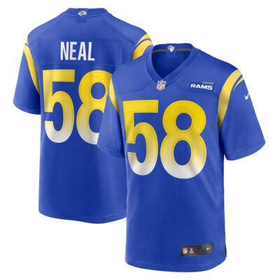 Eli Neal Los Angeles Rams Game Jersey - Royal