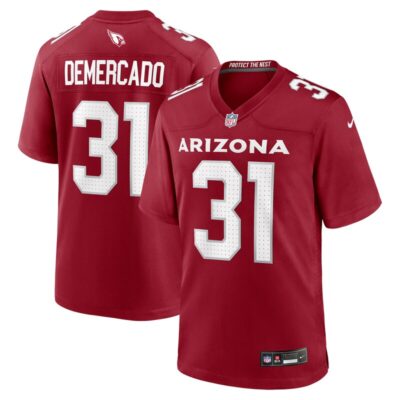 Emari Demercado Arizona Cardinals Team Game Jersey - Cardinal