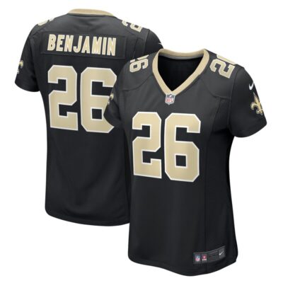 Eno Benjamin New Orleans Saints Women Team Game Jersey - Black