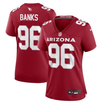 Eric Banks Arizona Cardinals Women Game Jersey - Cardinal