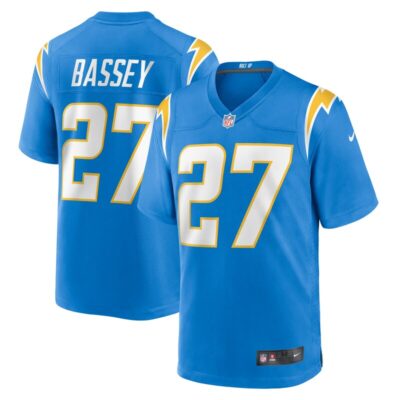 Essang Bassey Los Angeles Chargers Game Jersey - Powder Blue