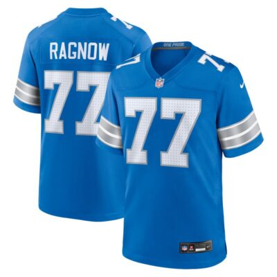 Frank Ragnow Detroit Lions Team Game Jersey - Blue