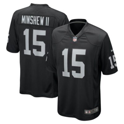 Gardner Minshew II Las Vegas Raiders Team Game Jersey - Black