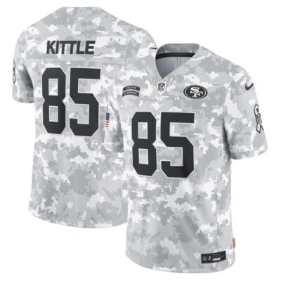 George Kittle San Francisco 49ers 2024 Salute to Service Limited Jersey - Arctic Camo