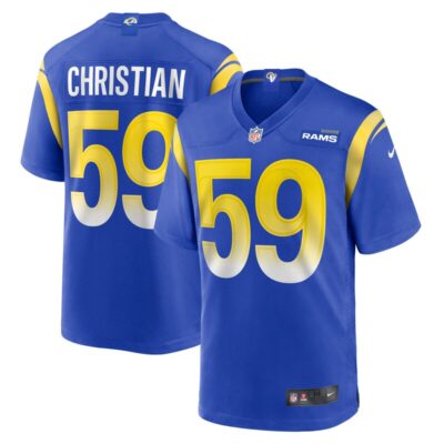 Geron Christian Los Angeles Rams Team Game Jersey - Royal