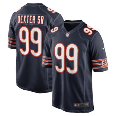 Gervon Dexter Sr. Chicago Bears Game Jersey - Navy