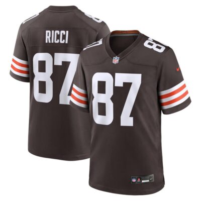 Giovanni Ricci Cleveland Browns Game Jersey - Brown