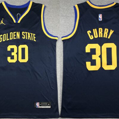 Golden State Warriors #30 Stephen Curry Black Stitched Basketball Jersey