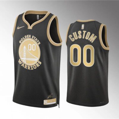 Golden State Warriors Active Player Custom Black 2024 Select Series Stitched Basketball Jersey