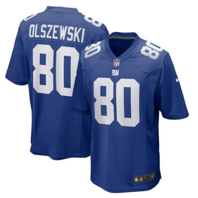 Gunner Olszewski New York Giants Team Game Jersey - Royal