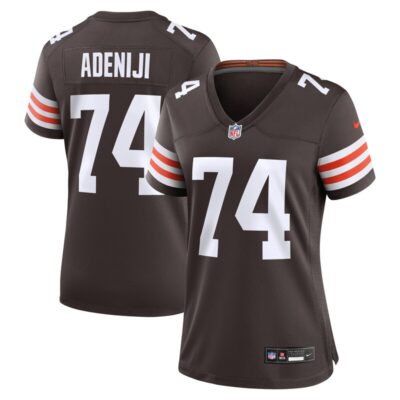 Hakeem Adeniji Cleveland Browns Women Game Jersey - Brown