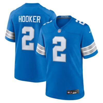 Hendon Hooker Detroit Lions Team Game Jersey - Blue