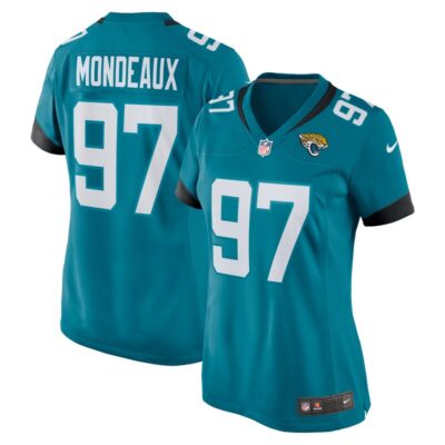 Henry Mondeaux Jacksonville Jaguars Women Game Jersey - Teal