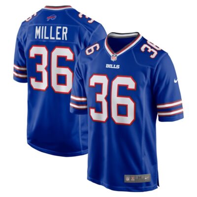 Herb Miller Buffalo Bills Game Jersey - Royal