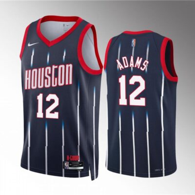 Houston Rockets #12 Steven Adams Navy Classic Edition Stitched Jersey