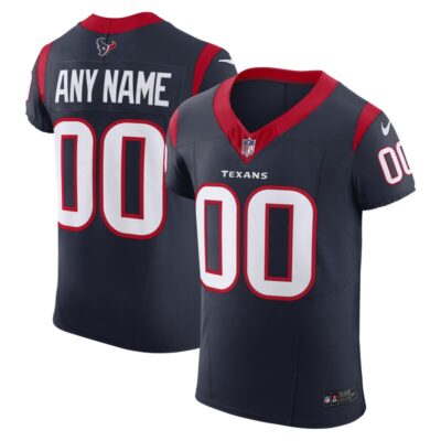 Houston Texans Vapor F.U.S.E. Elite Custom Jersey - Navy