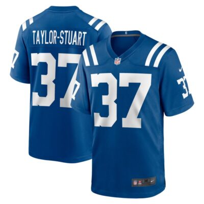 Isaac Taylor-Stuart Indianapolis Colts Team Game Jersey - Royal