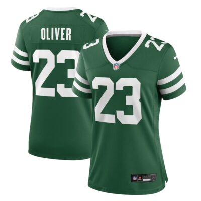 Isaiah Oliver New York Jets Women Team Game Jersey - Legacy Green