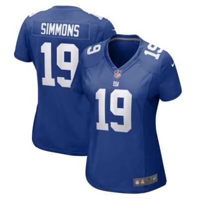 Isaiah Simmons New York Giants Women Team Game Jersey - Royal