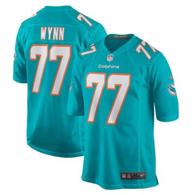 Isaiah Wynn Miami Dolphins Game Jersey - Aqua