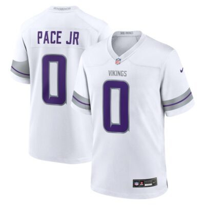 Ivan Pace Jr Minnesota Vikings Alternate Game Player Jersey - White