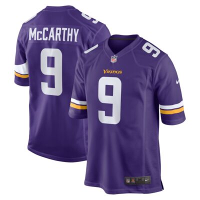 J.J. McCarthy Minnesota Vikings Player Game Jersey - Purple