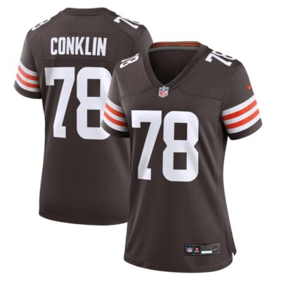 Jack Conklin Cleveland Browns Women Game Jersey - Brown